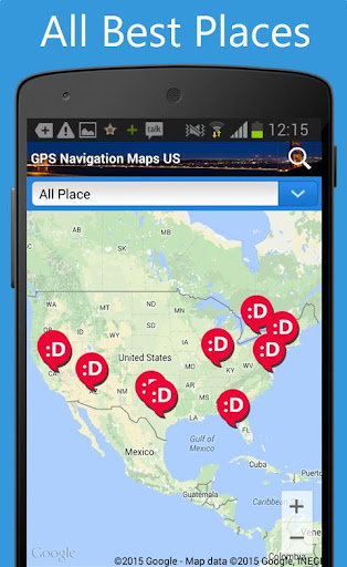 GPS導航地圖美國