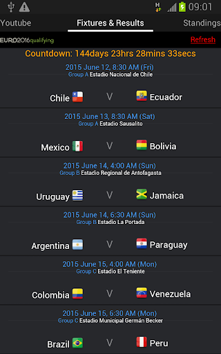 2015 Copa America Live