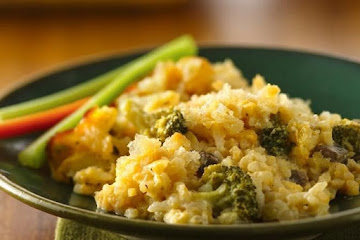 Cheesy Broccoli Rice Bake
