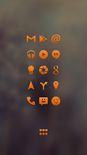 Orange Go Apex Nova Icon Theme APK Download for Android