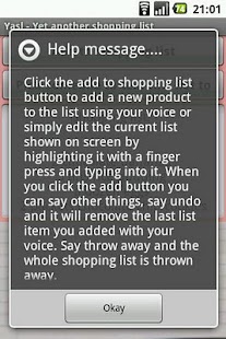 Free Yasl - simple shopping list APK