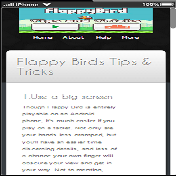 Tips Tricks of Flappy Birds