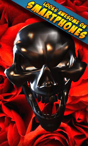 【免費個人化App】Skull Live Wallpaper 3D-APP點子