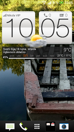 HTC Sense 5 clock weather +