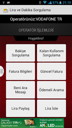 Operatör İşlemleri