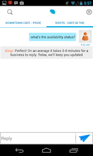 Gingr (Chat with Businesses) Screenshots 2