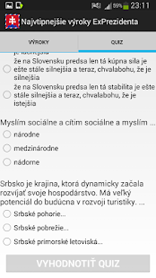 Lastest Najvtinejšie výroky Prezidenta APK for Android