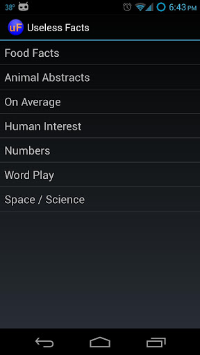 【免費娛樂App】Useless Facts & Trivia-APP點子