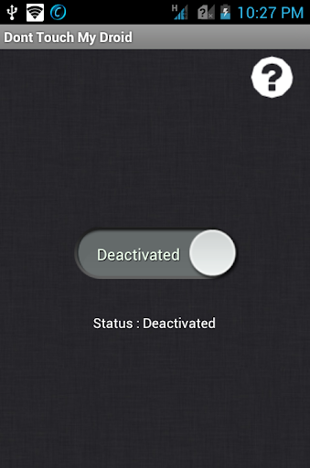 【免費生產應用App】Don't Touch My Droid-APP點子