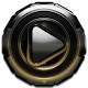 Poweramp skin Gold Glow v3.10