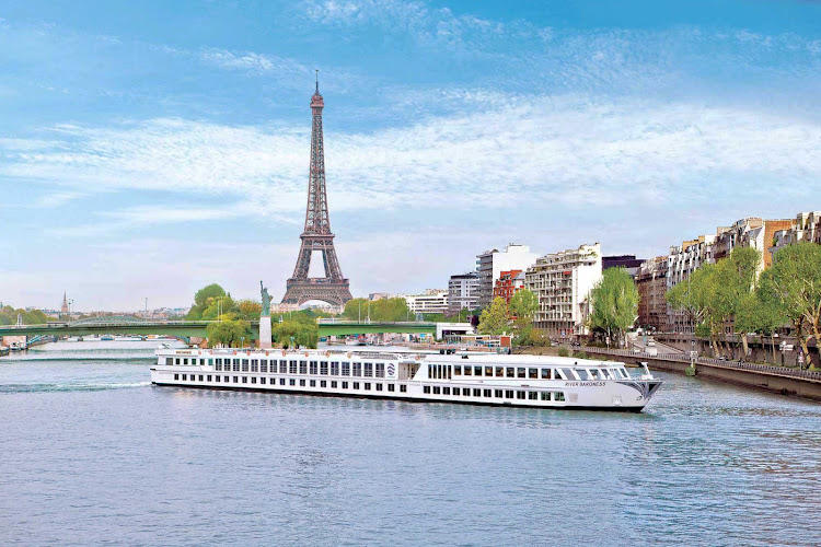 Can you really cruise to Paris? Bien sur! Discover the iconic Eiffel Tower on a Uniworld luxury cruise to Paris aboard River Baroness.
