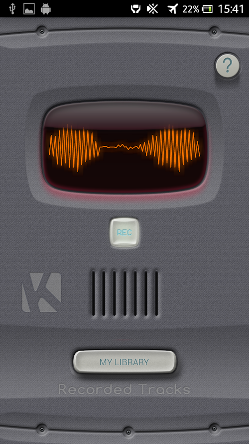 Android application My Voice changer deluxe screenshort