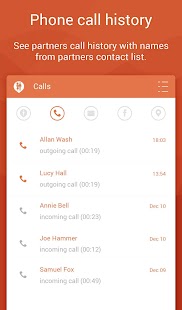 Couple Tracker Pro - Cell phone monitoring Screenshot