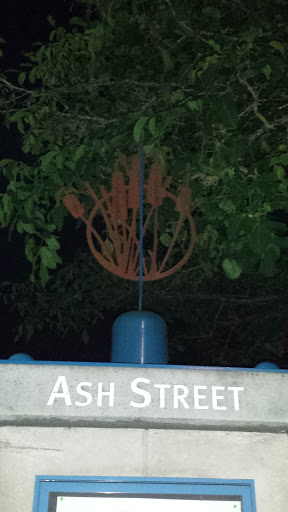 Ash Street Decorative Street Sign