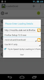 Loader Droid download manager - screenshot thumbnail