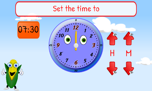 Telling Time Kids 1st Grade(圖3)-速報App