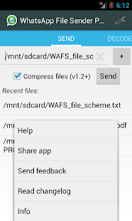 WhatsApp File Sender PRO - screenshot thumbnail