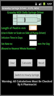 Syringe Pump Calculator Screenshots 0