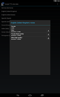 Google Text-to-Speech - screenshot thumbnail