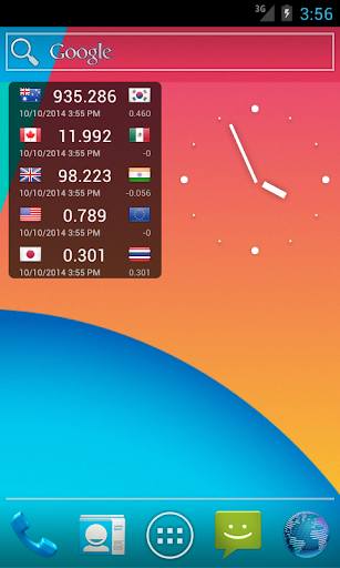 Foreign Exchange Widget