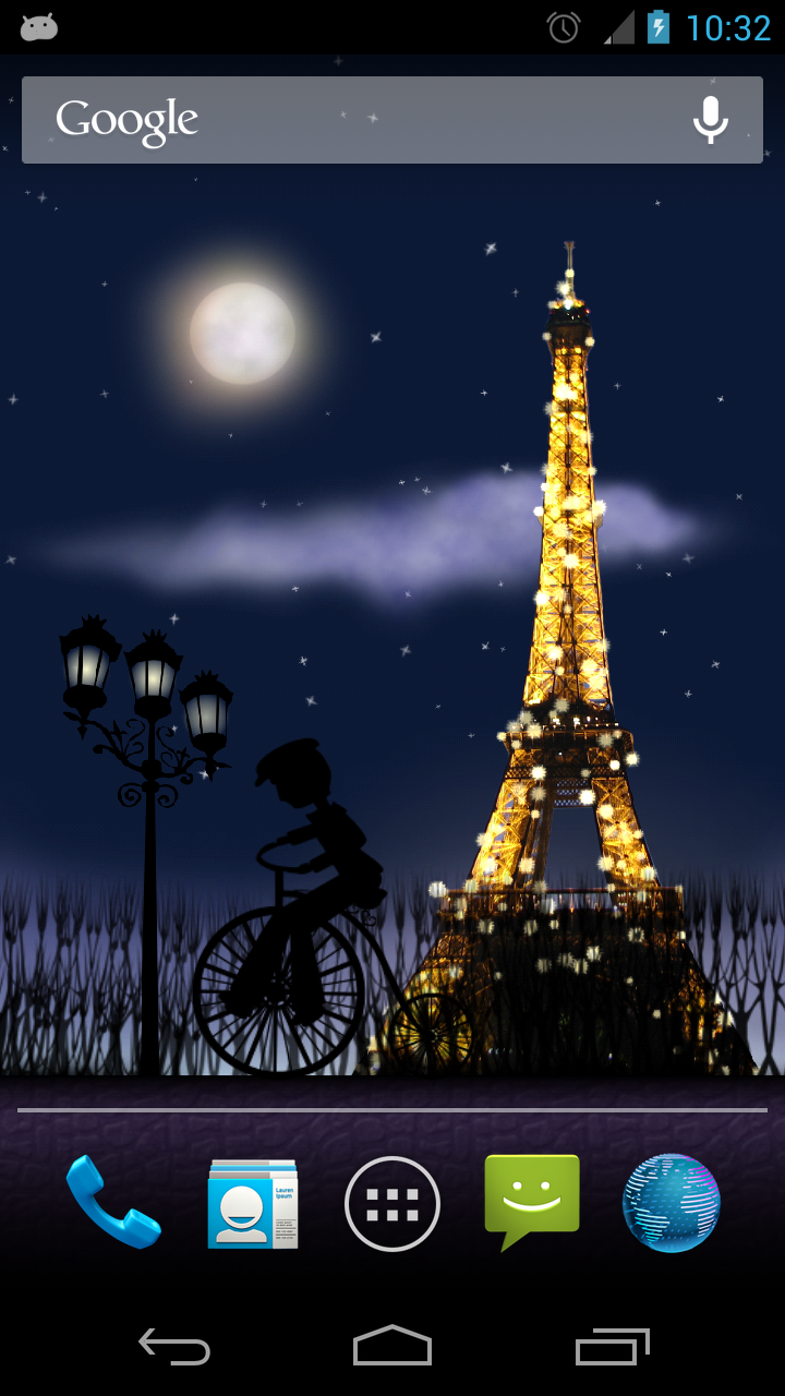 Mon Ami Paris Live Wallpaper Screen 3