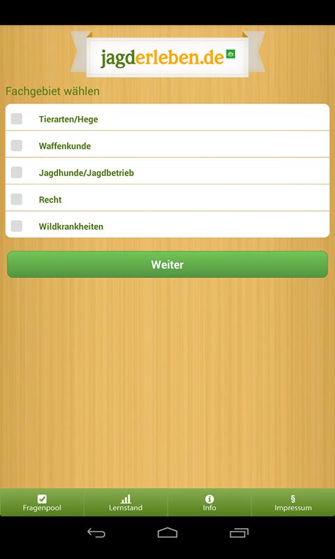 Jagdprüfung - Baden-Württembg Screen 1