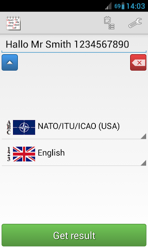 TextToLetters NATO Alphabet
