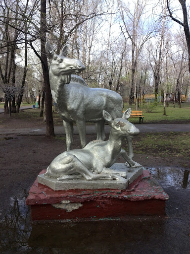 Скульптура в городском Парке