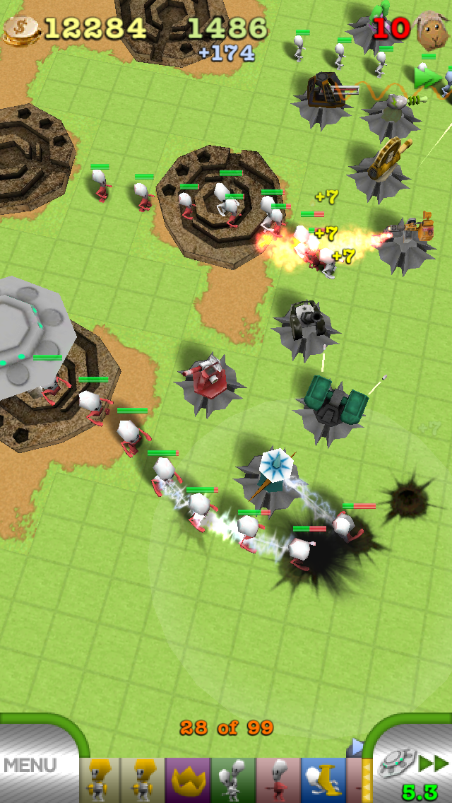 TowerMadness: 3D Tower Defense Screen 2