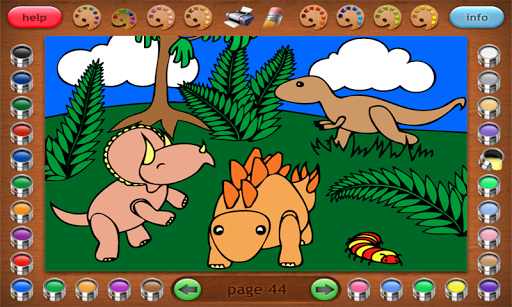 免費下載教育APP|Coloring Book 21: Dinosaurs app開箱文|APP開箱王