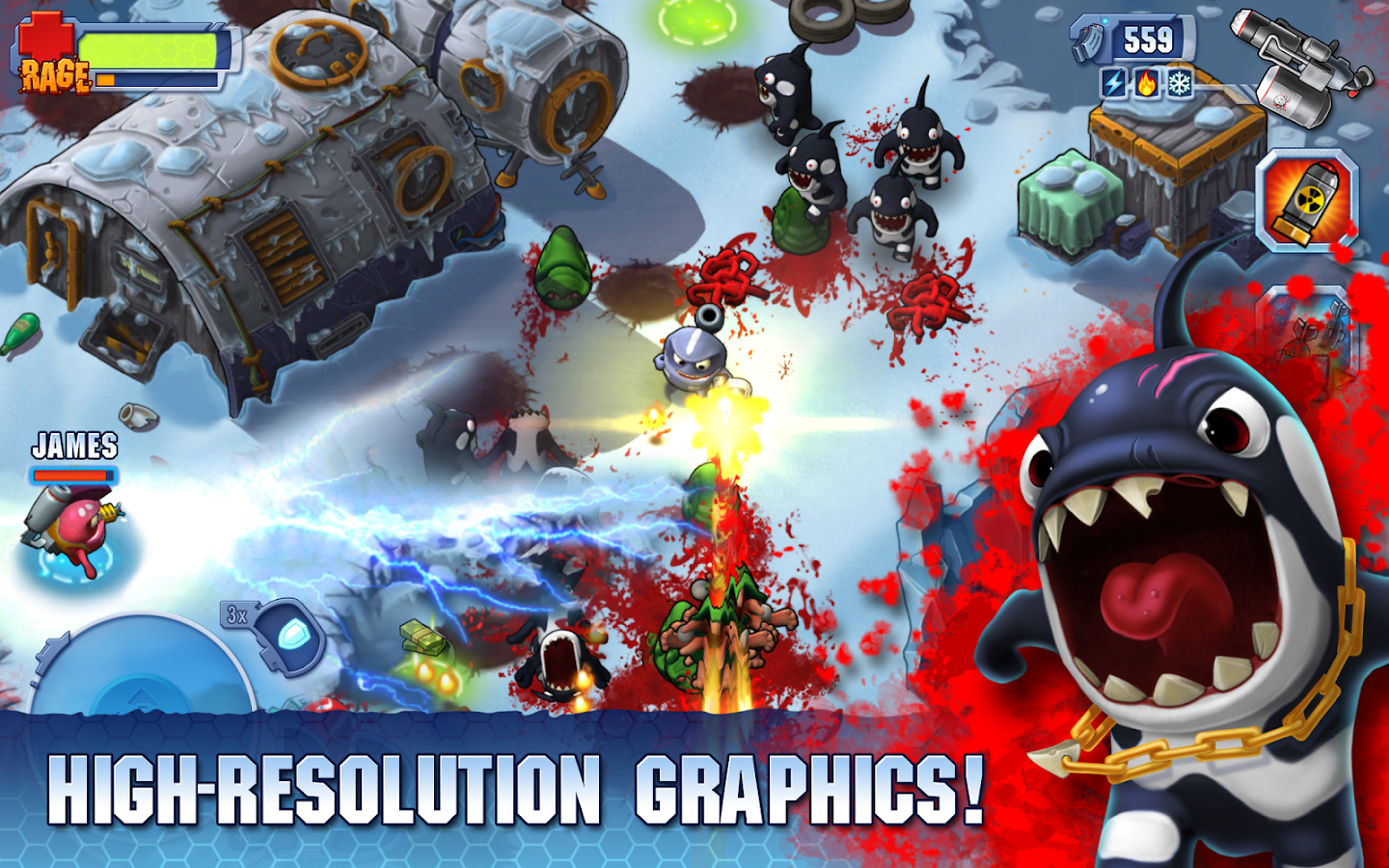Down Game Monster Shooter
