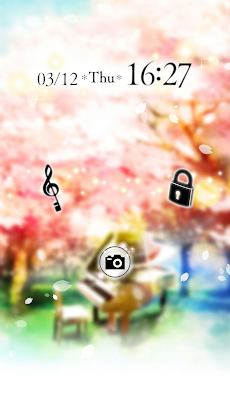 桜咲くきせかえ壁紙 桜舞う季節に奏でるピアノ Androidアプリ Applion