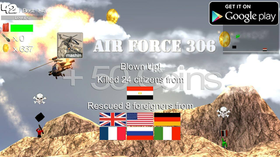 How to install Air Force 306 1.7.1 unlimited apk for android