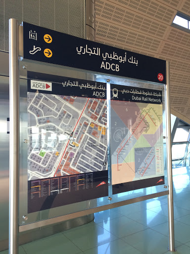 Dubai Rail Network at ADCB Station