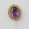 Speld van goud en amethist