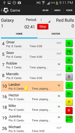 Soccer Stats Scorecard Lite