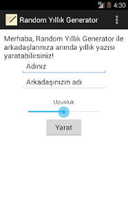 Free Random Yıllık Generator APK