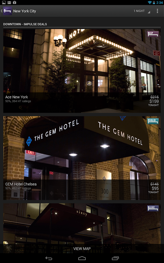 Hotel Tonight screenshot