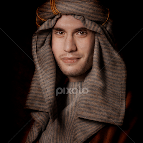 Enigmatic Boy by Astrid Pardew - People Portraits of Men