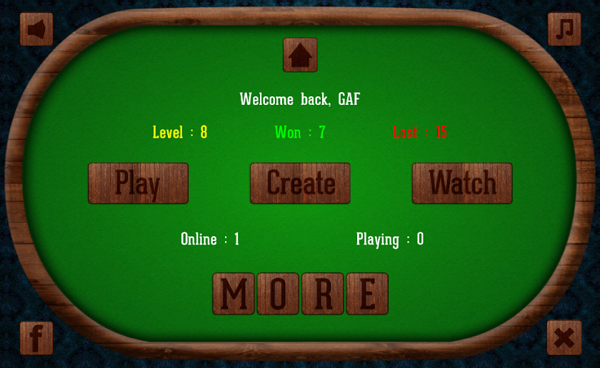 Deberc Online Screen 2