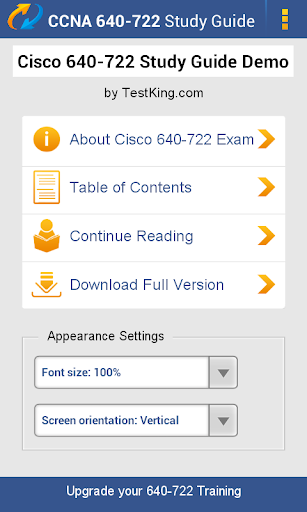 Cisco 640-722 Study Guide Demo