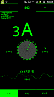 Androidアプリ High Precision Tuner のスクリーンショット
