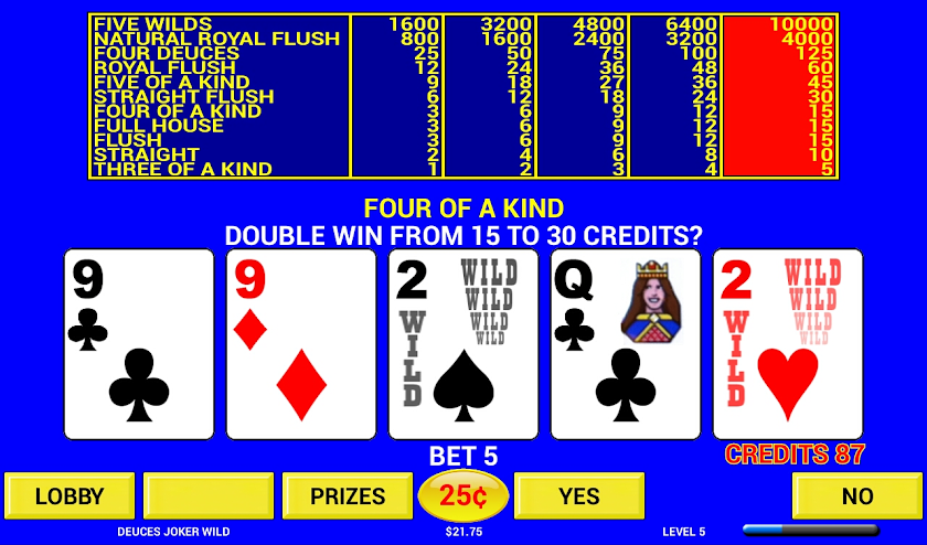 Funpok Video Poker Screen 2