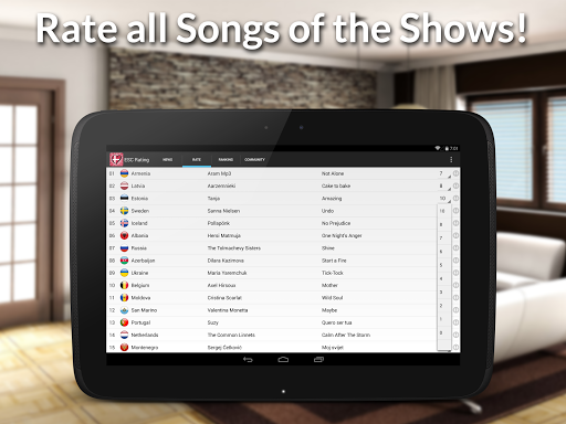 【免費娛樂App】ESC Rating 2014 Free-APP點子