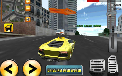 Crazy Driver Taxi Duty 3D