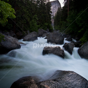 River on the John Muir Trail by Joe Boyle - Landscapes Waterscapes