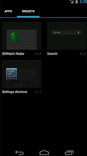 SDWATCH Radar Clock Widget HD Screenshots 1