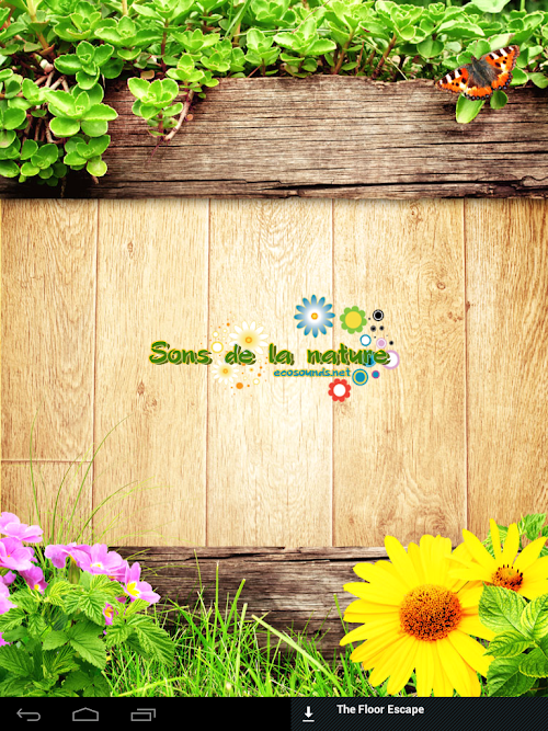 Capture d'ecran de l'application Android Nature sounds - Ecosounds
