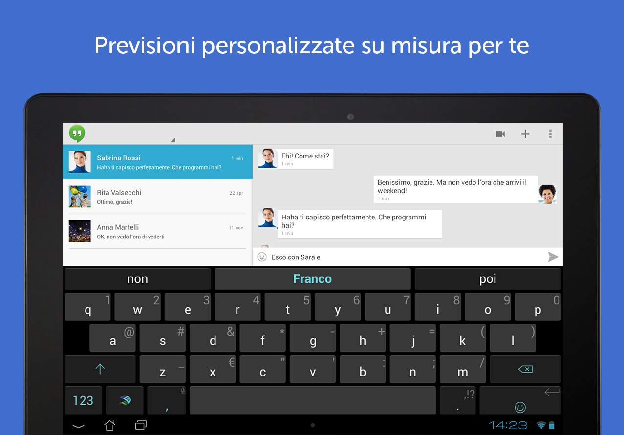 Tastiera SwiftKey + Emoji - screenshot