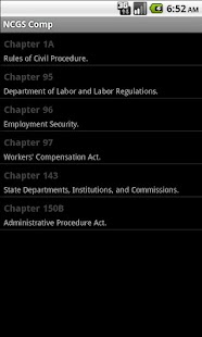 Free Download NC General Statutes - WorkComp APK